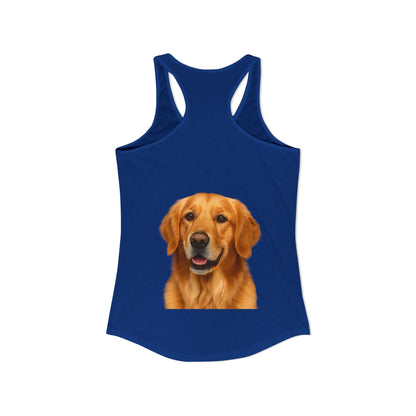 Golden Head Women's Racerback Tank