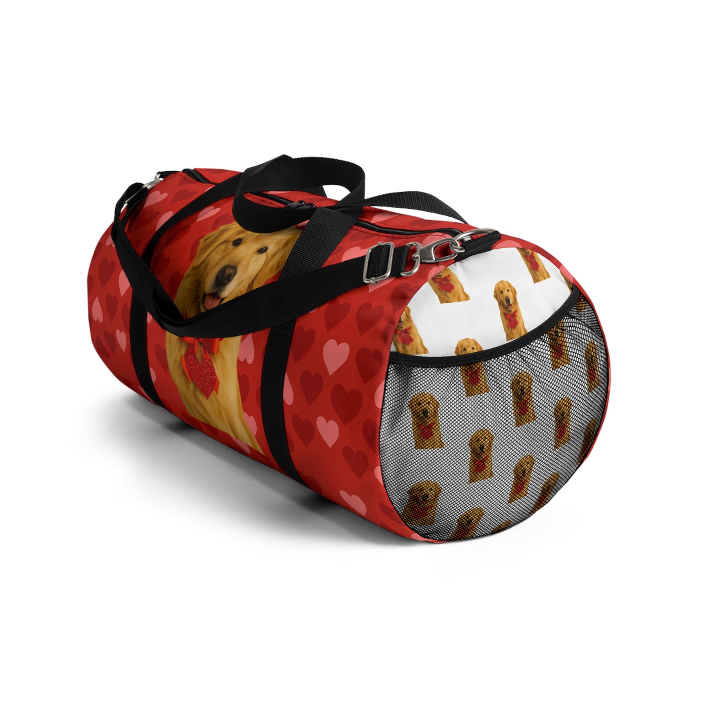 Cupid's Companion Golden Duffel Bag