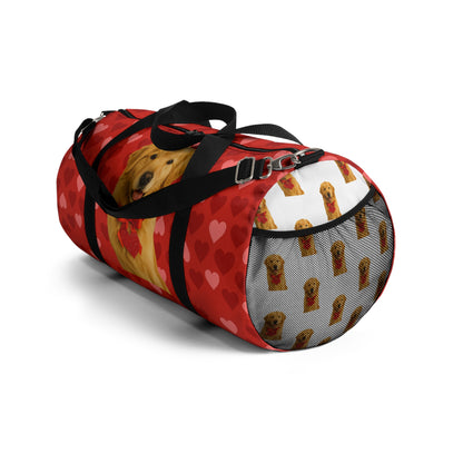 Cupid's Companion Golden Duffel Bag