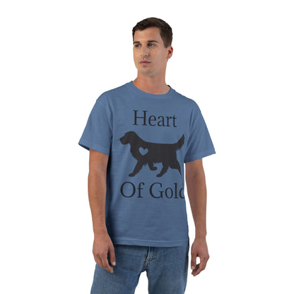 Heart Of Gold Men's Short-Sleeve Crewneck Tee