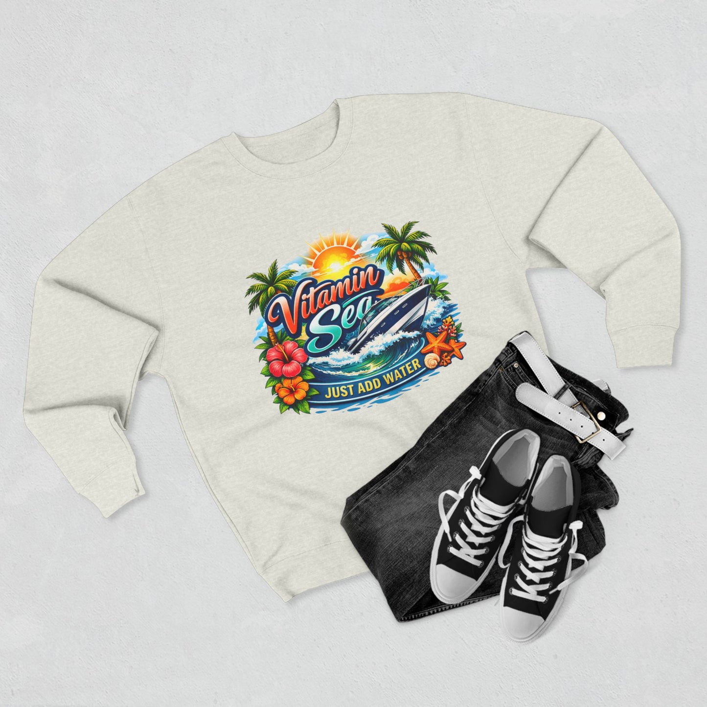 Vitamin Sea Unisex Crewneck Sweatshirt