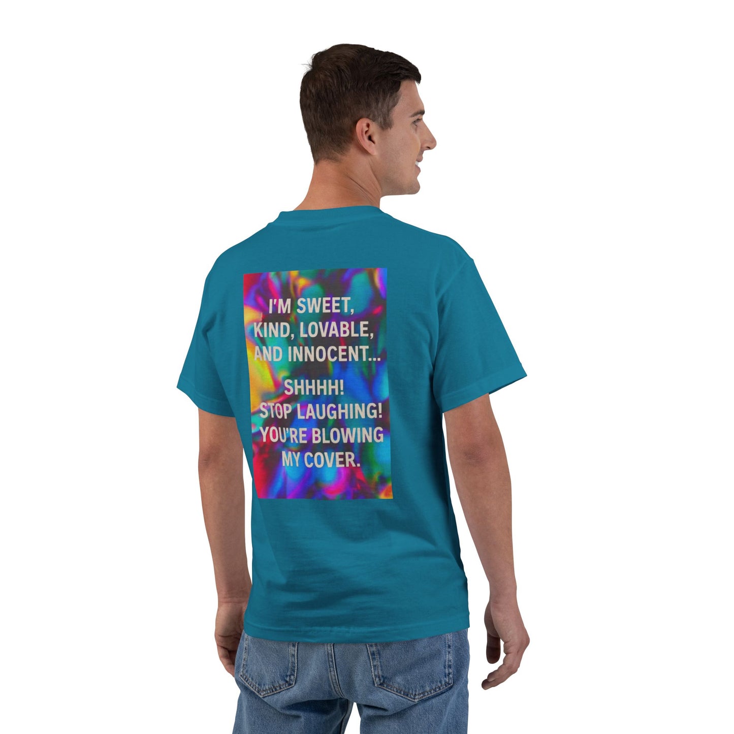 Blowing My Cover Men's Short-Sleeve Crewneck Tee