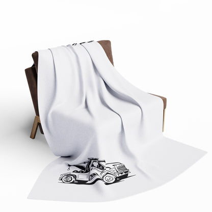 Wheel Lift Tow Truck Arctic Fleece Blanket