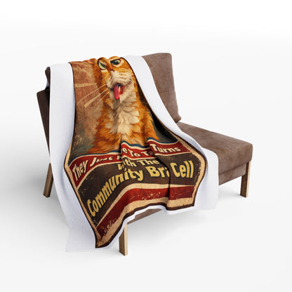 Community Brain Cell Arctic Fleece Blanket
