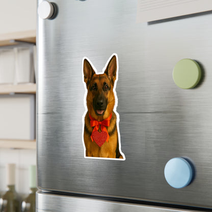 Cupid's Companion German Shepherd Vinyl Decal