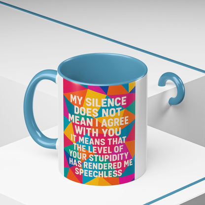 Speechless 2-Tone Coffee Mug