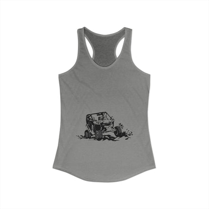 Slingin' Mud Side By Side Women's Racerback Tank