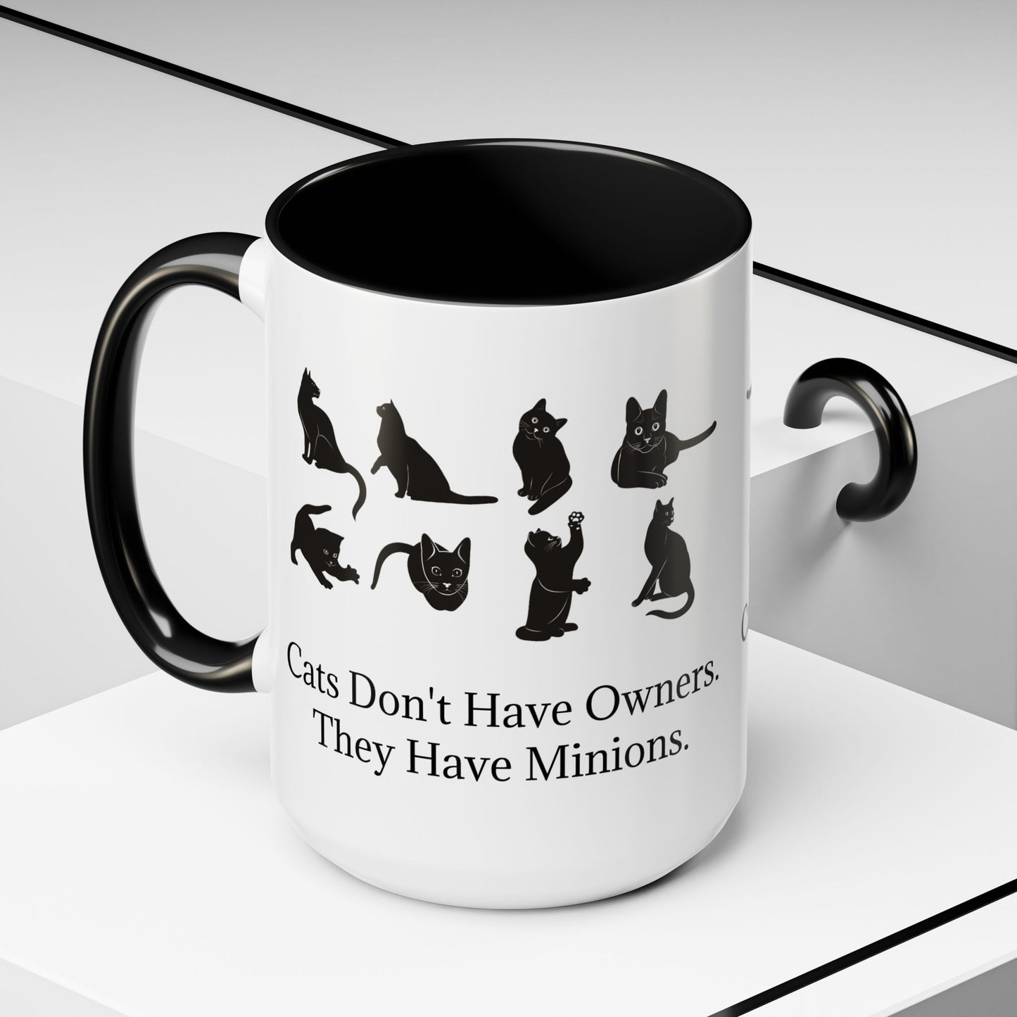 Cat Minions 2-Tone Coffee Mug