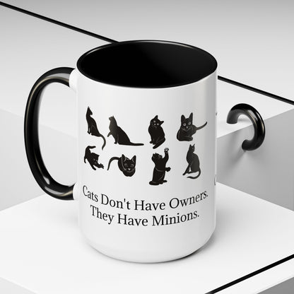 Cat Minions 2-Tone Coffee Mug