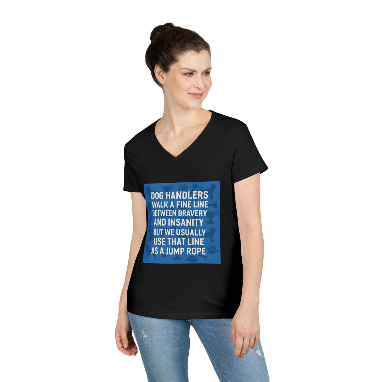 Jump Rope Women's V-Neck T-Shirt