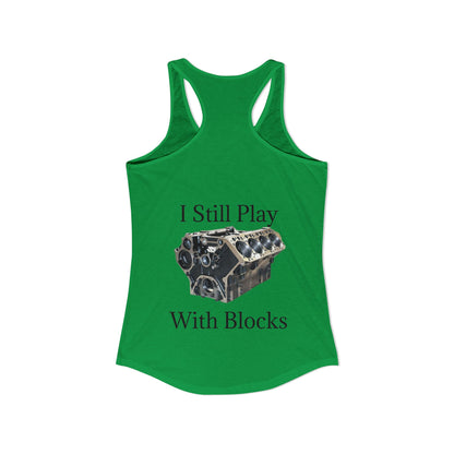 Play With Blocks Women's Racerback Tank