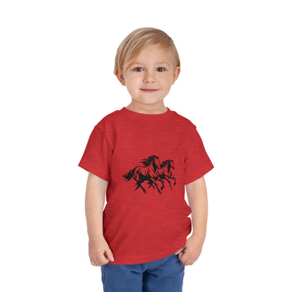 Horsin' Around Toddler Unisex Short Sleeve Crewneck Tee