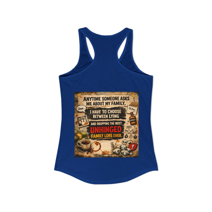 Unhinged Family Women's Racerback Tank