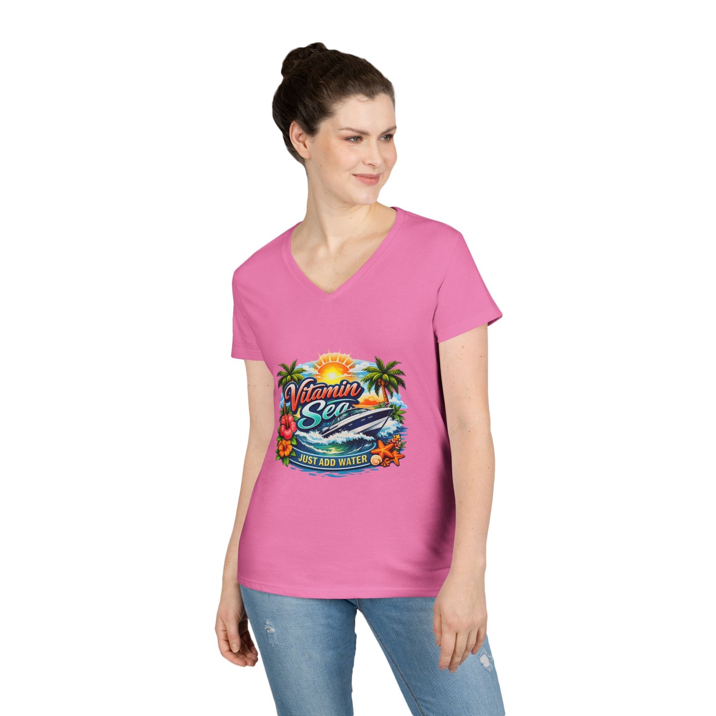 Vitamin Sea Women's V-Neck T-Shirt