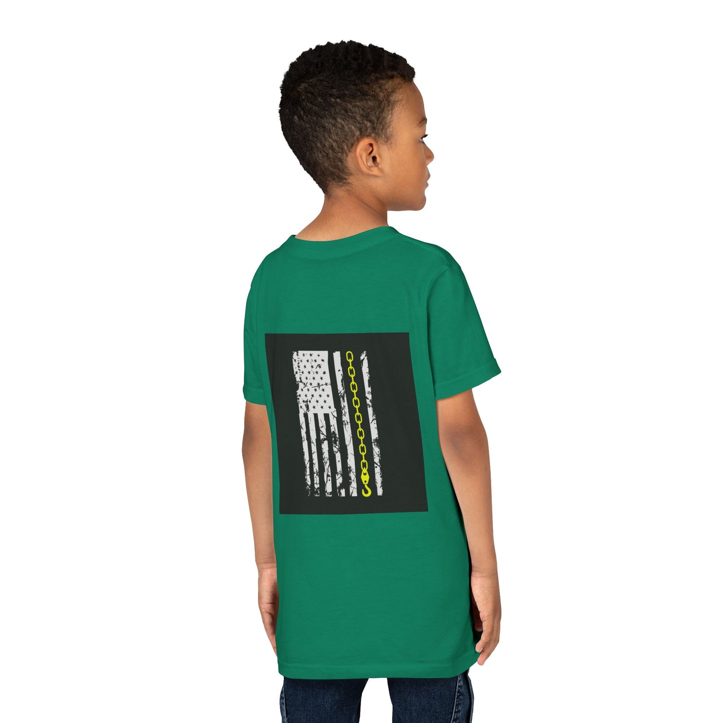 Thin Yellow Line Youth Unisex Short Sleeve Crewneck Tee