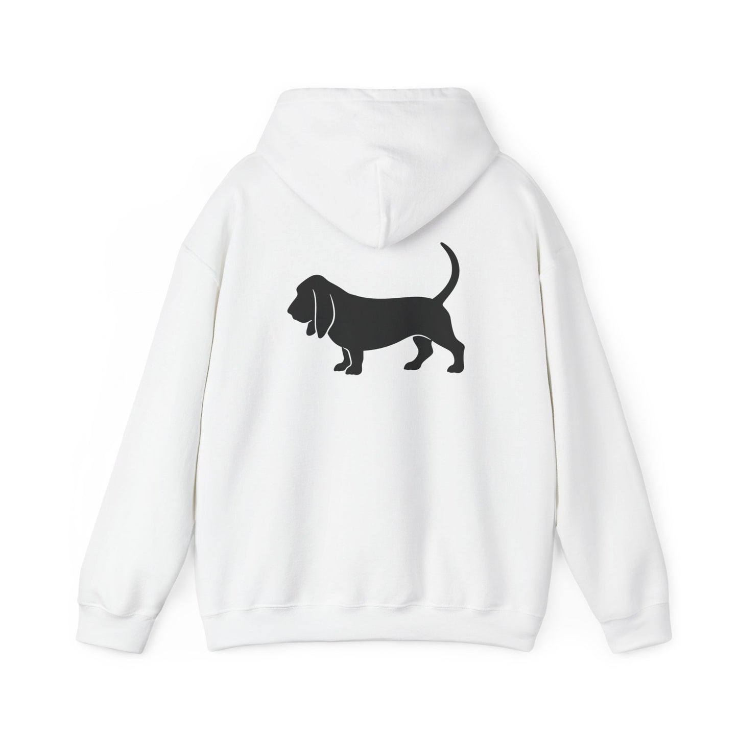 Basset Silhouette Unisex Hoodie