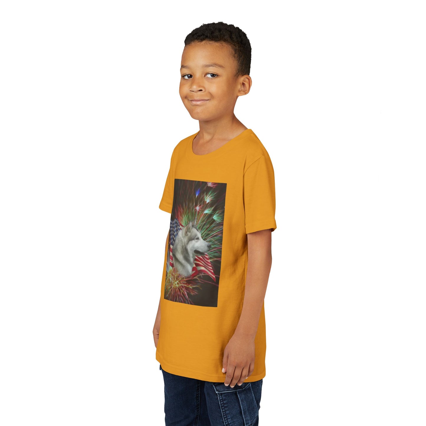 American Malamute Youth Unisex Short Sleeve Crewneck Tee