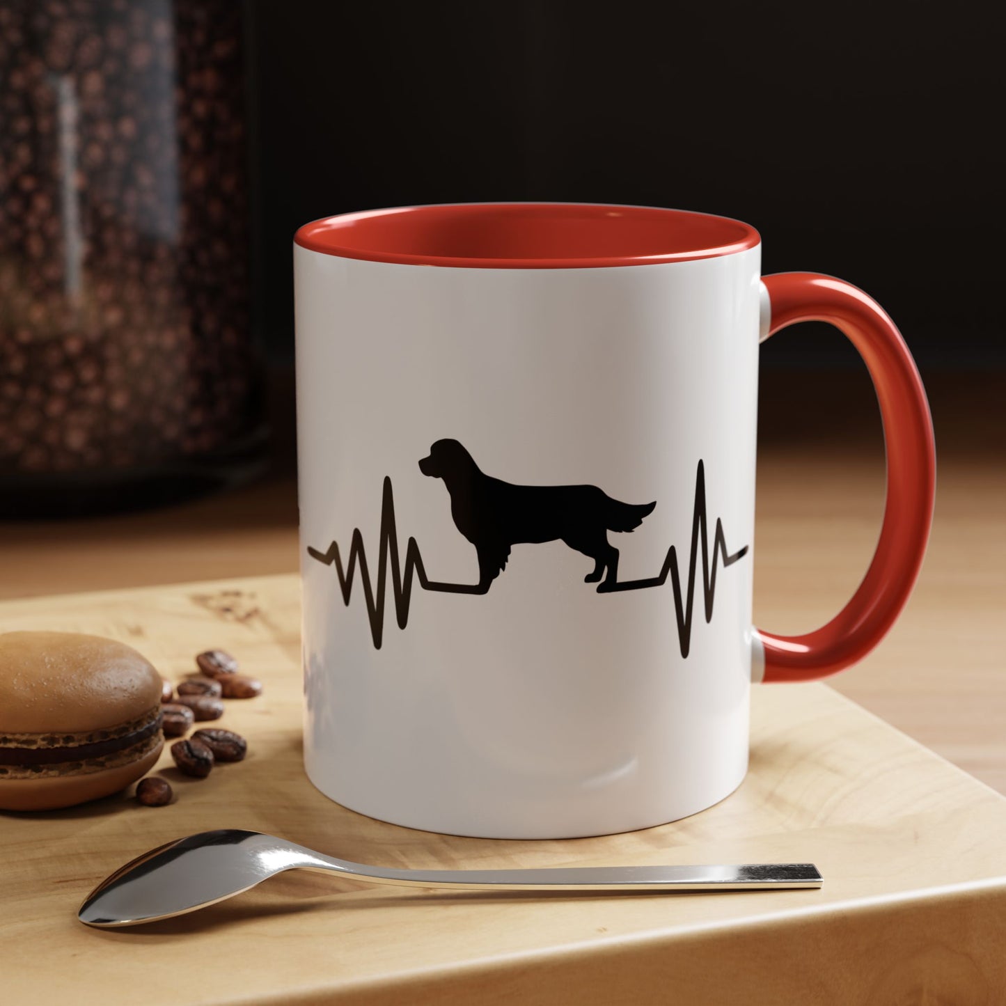 My Heart Beats For Goldens 2-Tone Coffee Mug