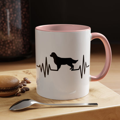 My Heart Beats For Goldens 2-Tone Coffee Mug