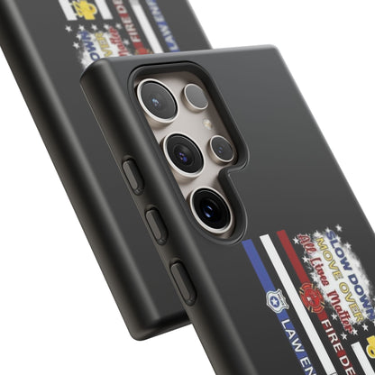 Slow Down Move Over Flag Samsung Case