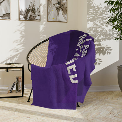 Caffeine Junkie Velveteen Microfiber Blanket