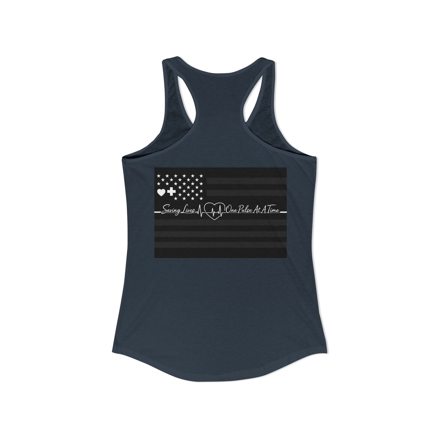 Thin White Line Women's Racerback Tank