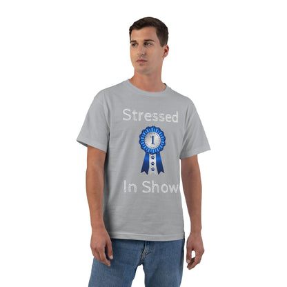 Stressed In Show Men's Short-Sleeve Crewneck Tee