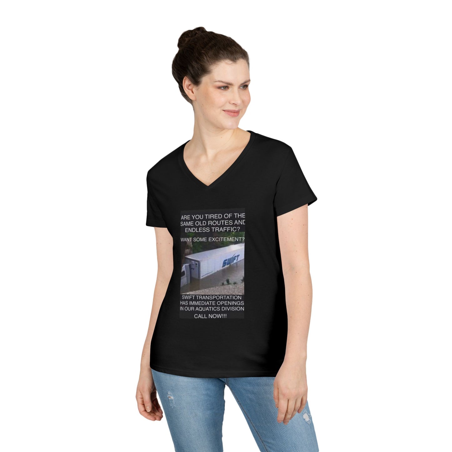 Swift Aquatics Women's V-Neck T-Shirt