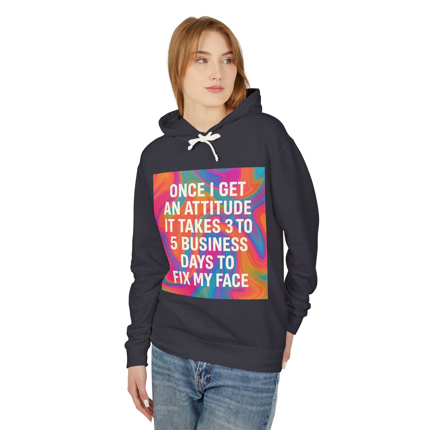Fix My Face Unisex Lightweight Hoodie