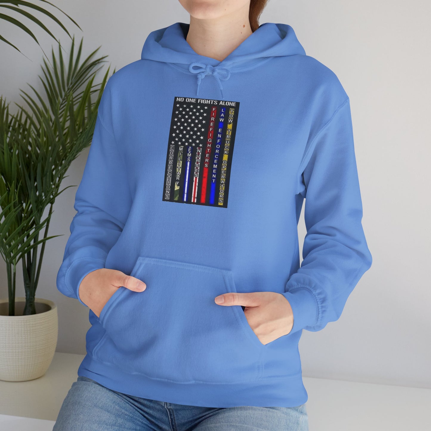 No One Fights Alone Unisex Hoodie