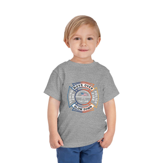 Let First Responders Live Toddler Unisex Short Sleeve Crewneck Tee