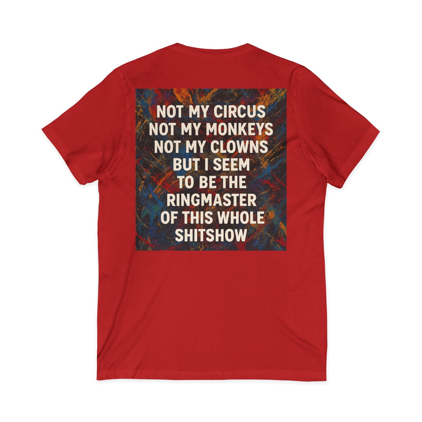 Ringmaster Unisex Short Sleeve V-Neck Tee