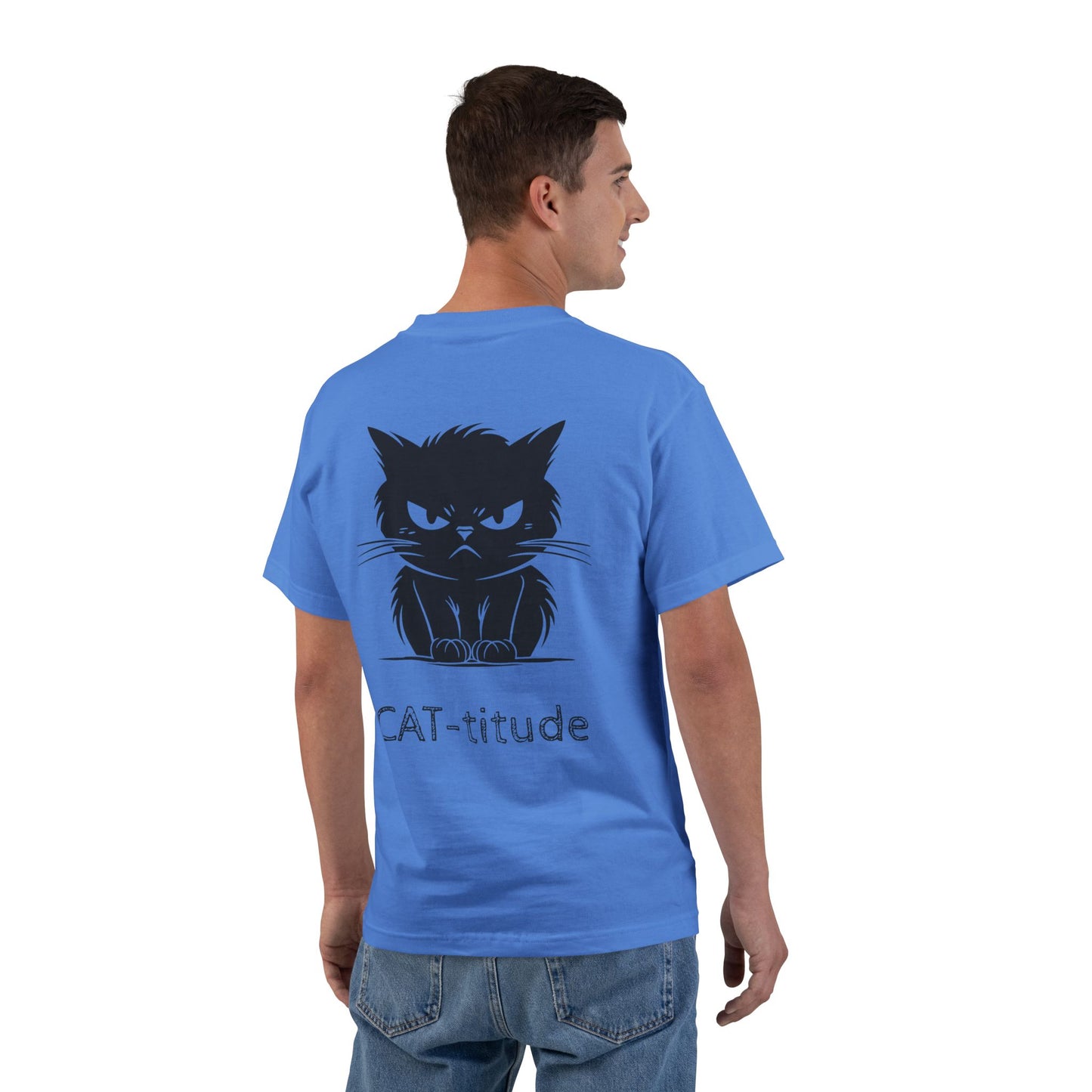CAT-titude Men's Short-Sleeve Crewneck Tee