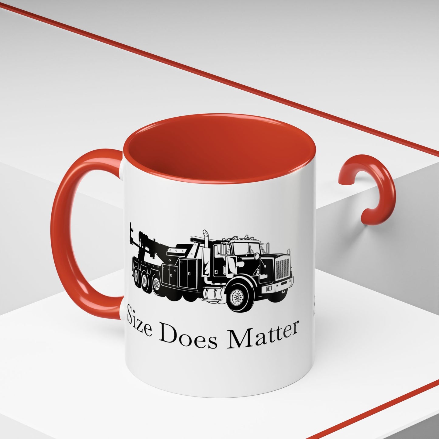 Size Does Matter 2-Tone Coffee Mug