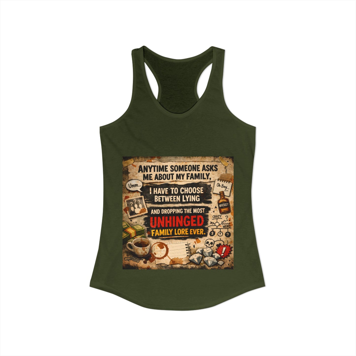Unhinged Family Women's Racerback Tank