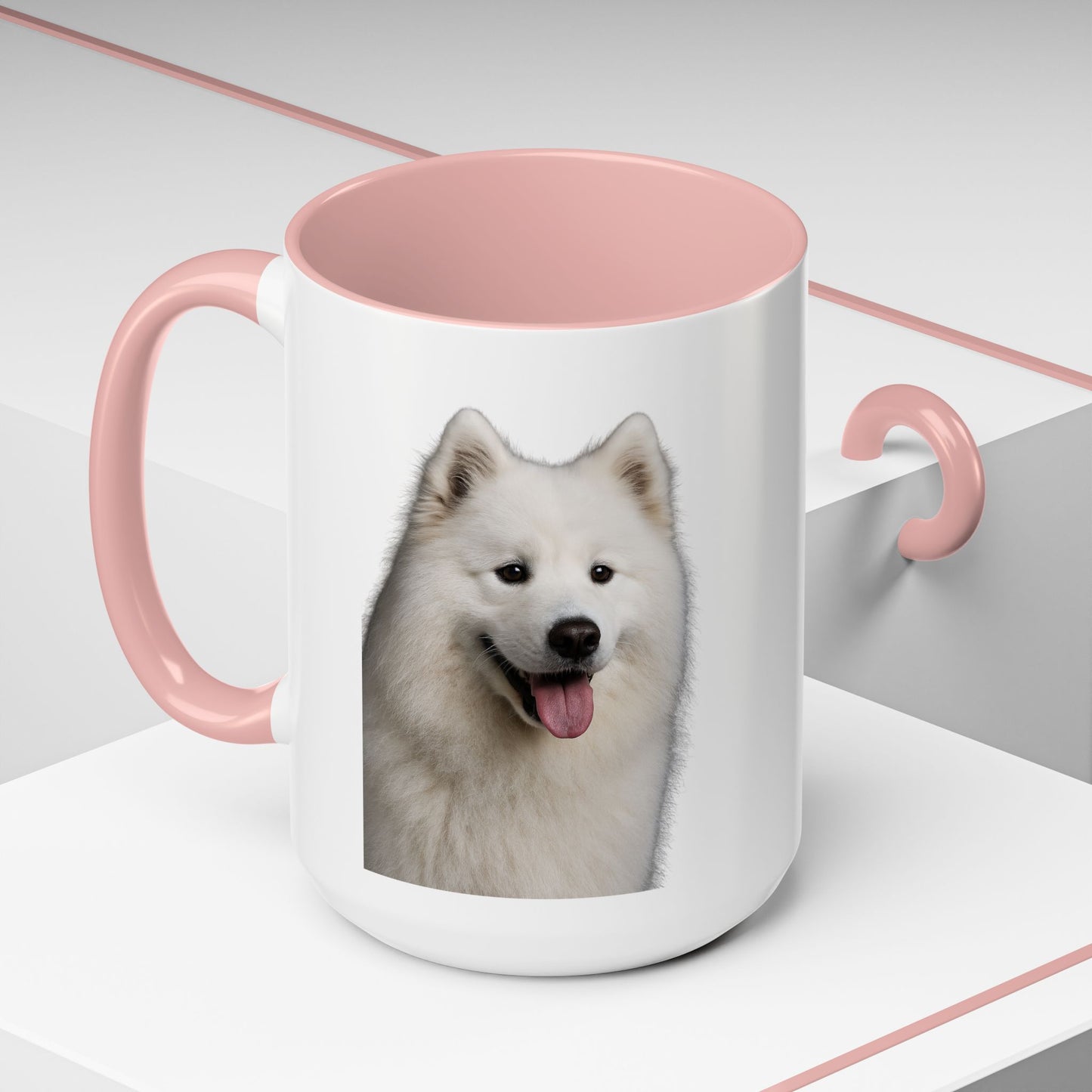 Samoyed Head 2-Tone Coffee Mug