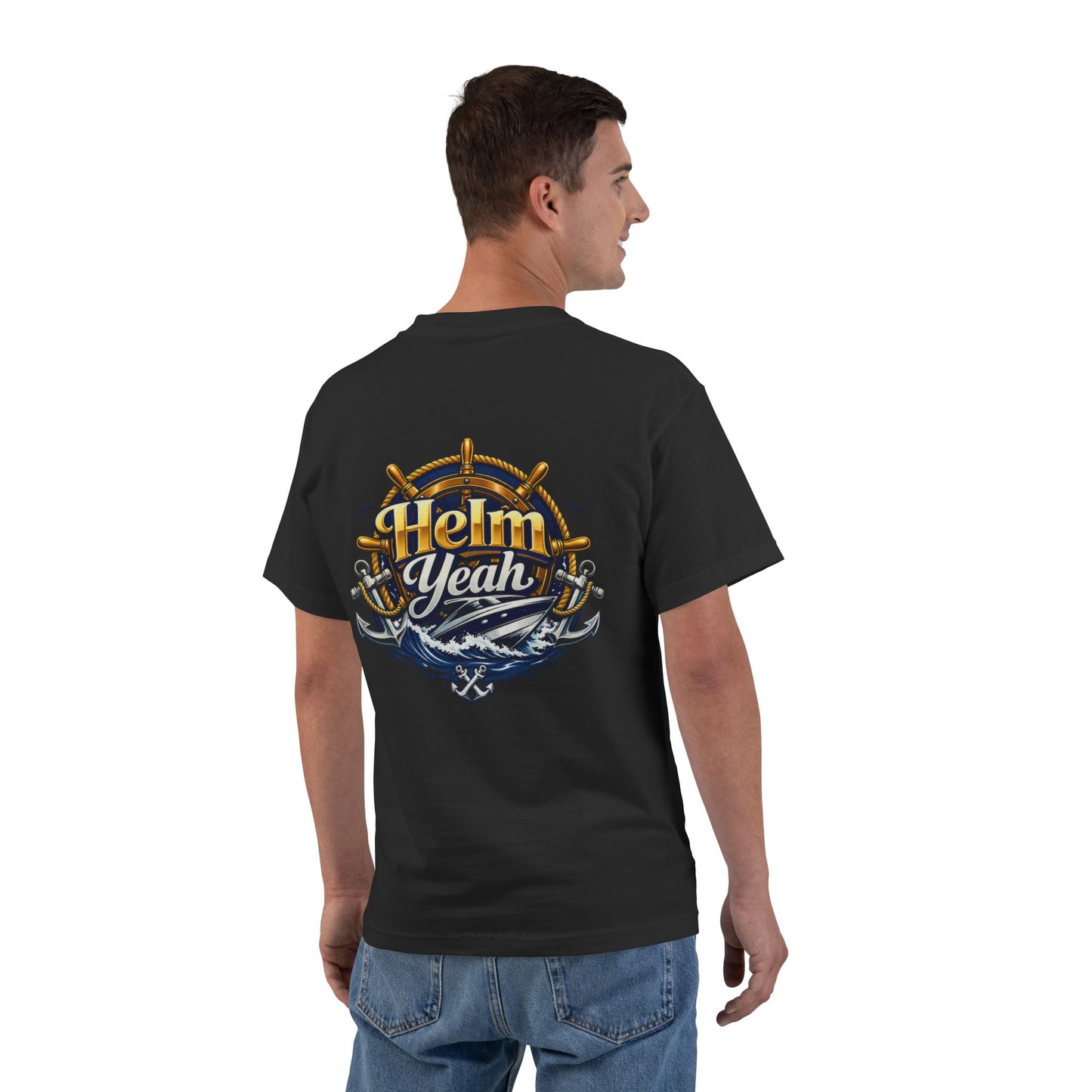 Helm Yeah Men's Short-Sleeve Crewneck Tee