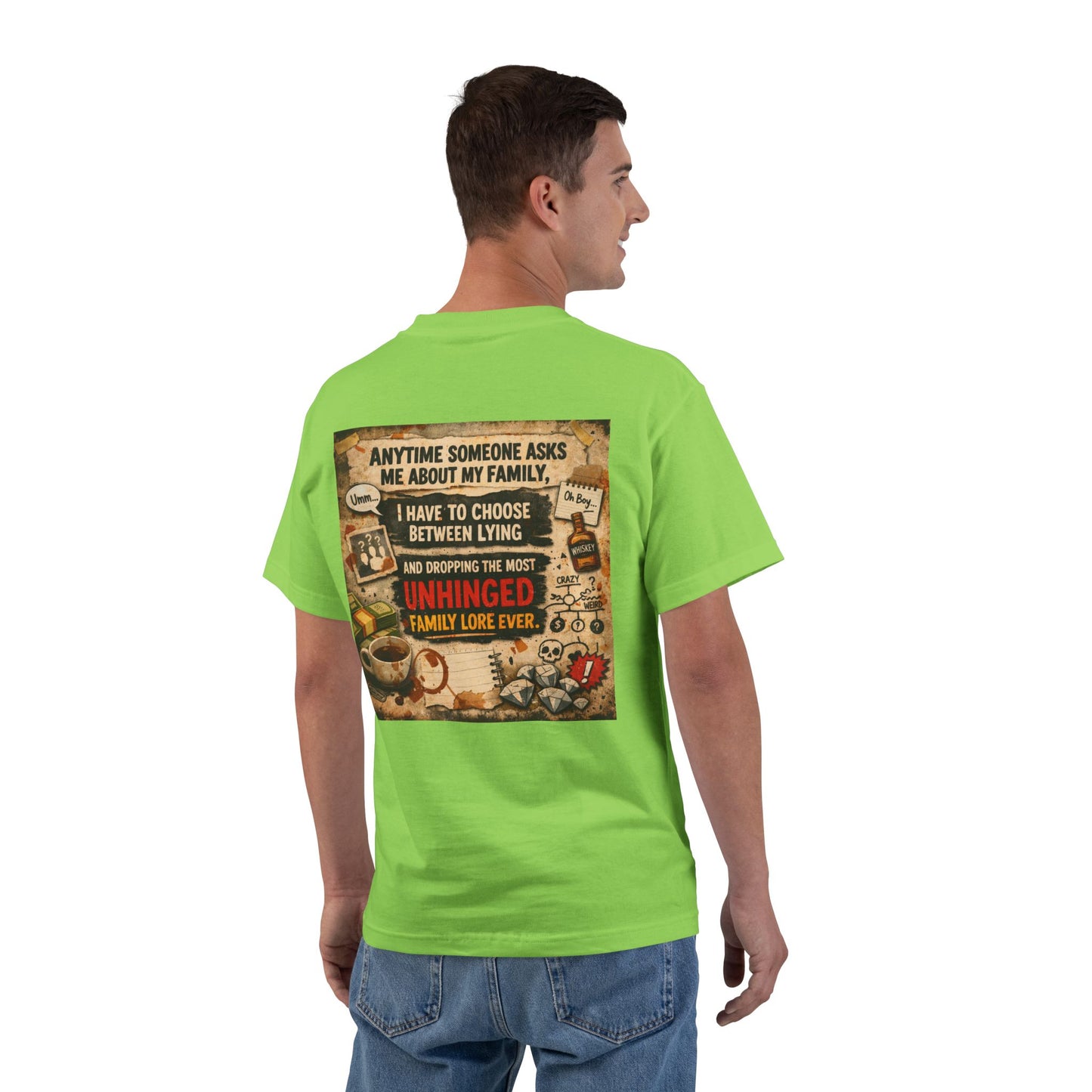 Unhinged Family Men's Short-Sleeve Crewneck Tee