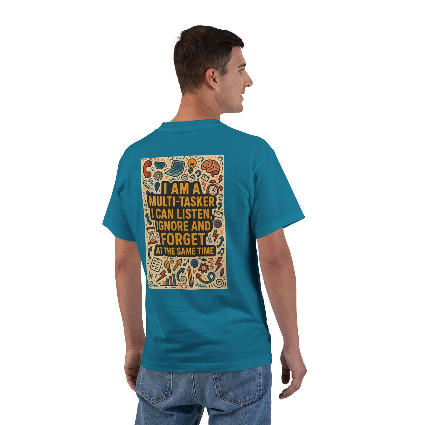 Multi-Tasker Men's Short-Sleeve Crewneck Tee