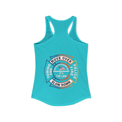 Let First Responders Live Women's Racerback Tank