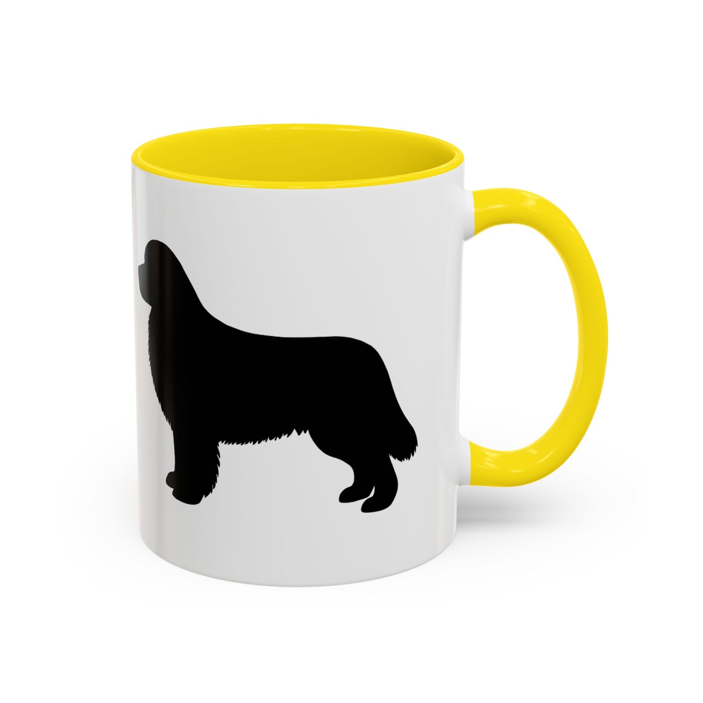 Newfie Silhouette 2-Tone Coffee Mug