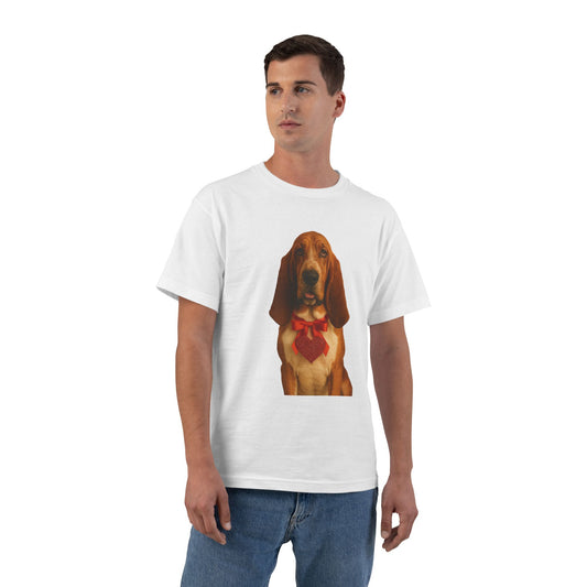 Cupid's Companion Basset Men's Short-Sleeve Crewneck Tee