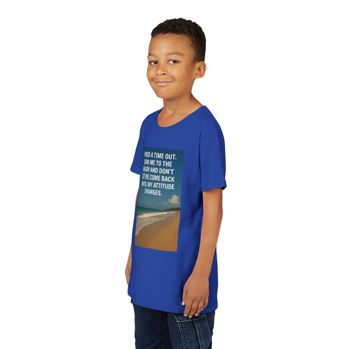 Time Out Youth Unisex Short Sleeve Crewneck Tee