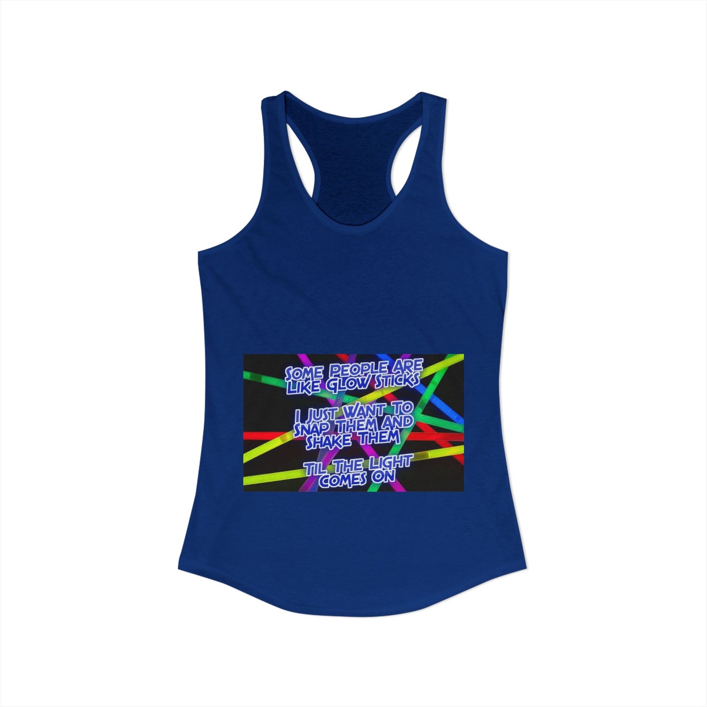 Glow Sticks Women's Racerback Tank