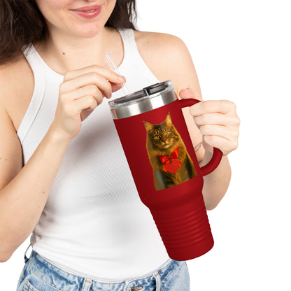 Cupid's Companion Cat Insulated Travel Mug