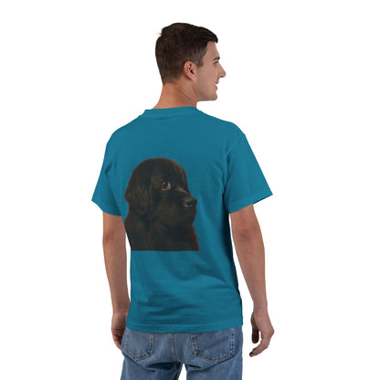 Newfie Head Men's Short-Sleeve Crewneck Tee