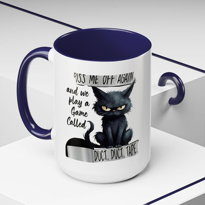 Duct, Duct, Tape 2-Tone Coffee Mug