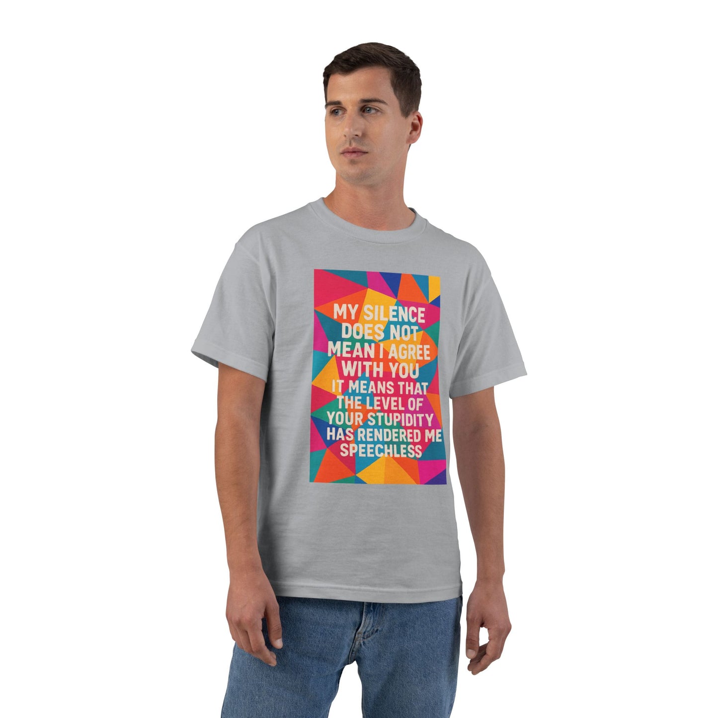Speechless Men's Short-Sleeve Crewneck Tee