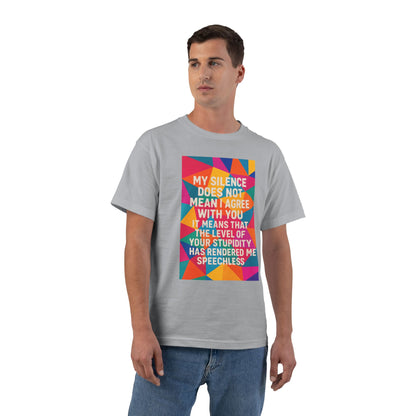 Speechless Men's Short-Sleeve Crewneck Tee