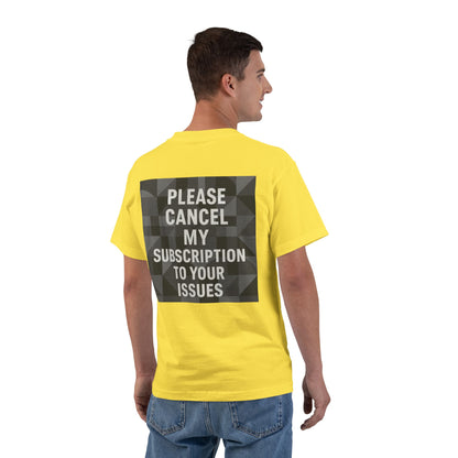 Cancel My Subscription Men's Short-Sleeve Crewneck Tee